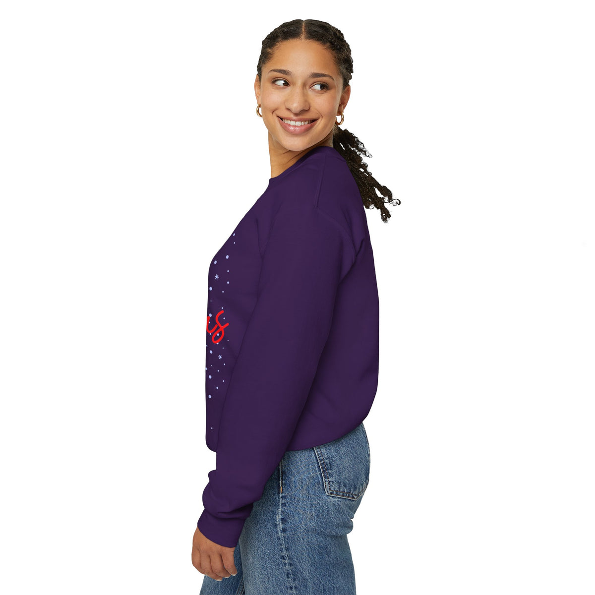 Merry Christmas Snowflakes ❄️🎄✨ Unisex Heavy Blend Crewneck Sweatshirt