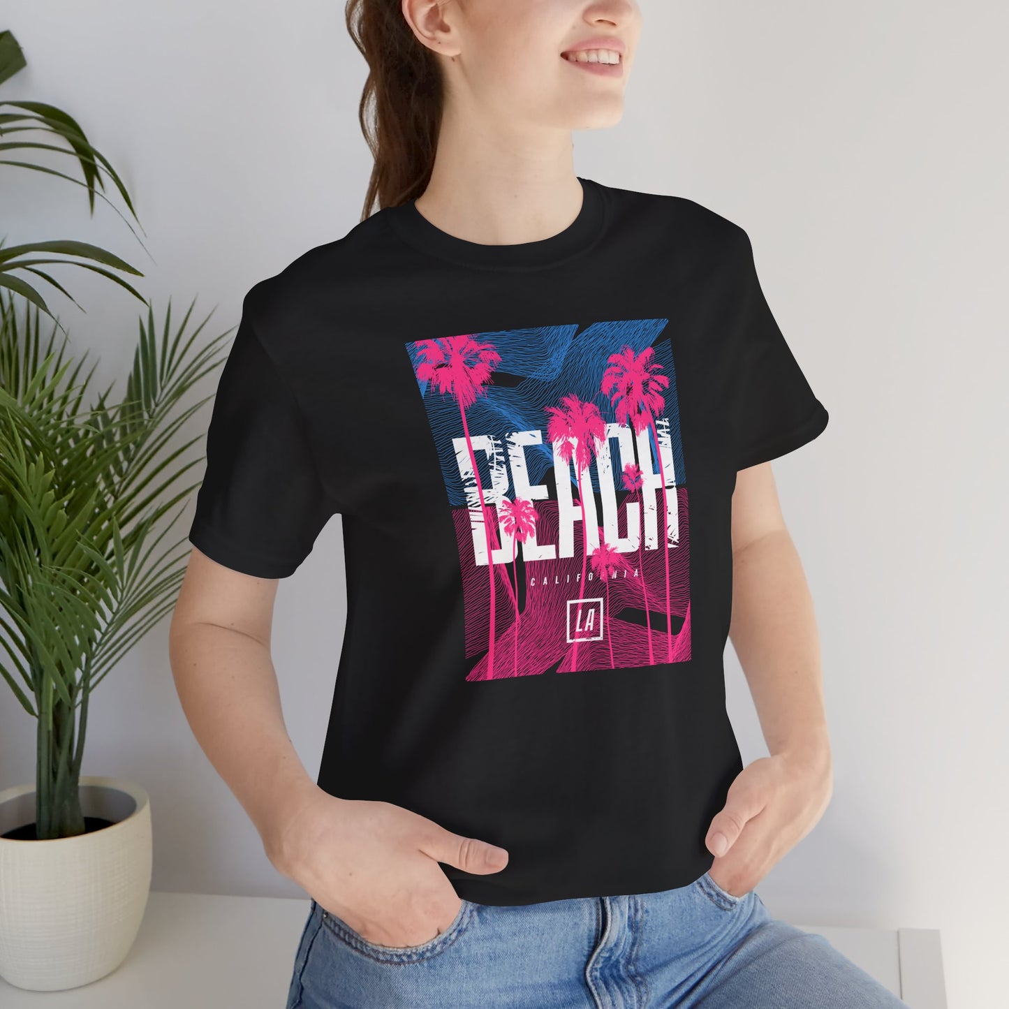 Beach California Unisex Jersey Short Sleeve Tee