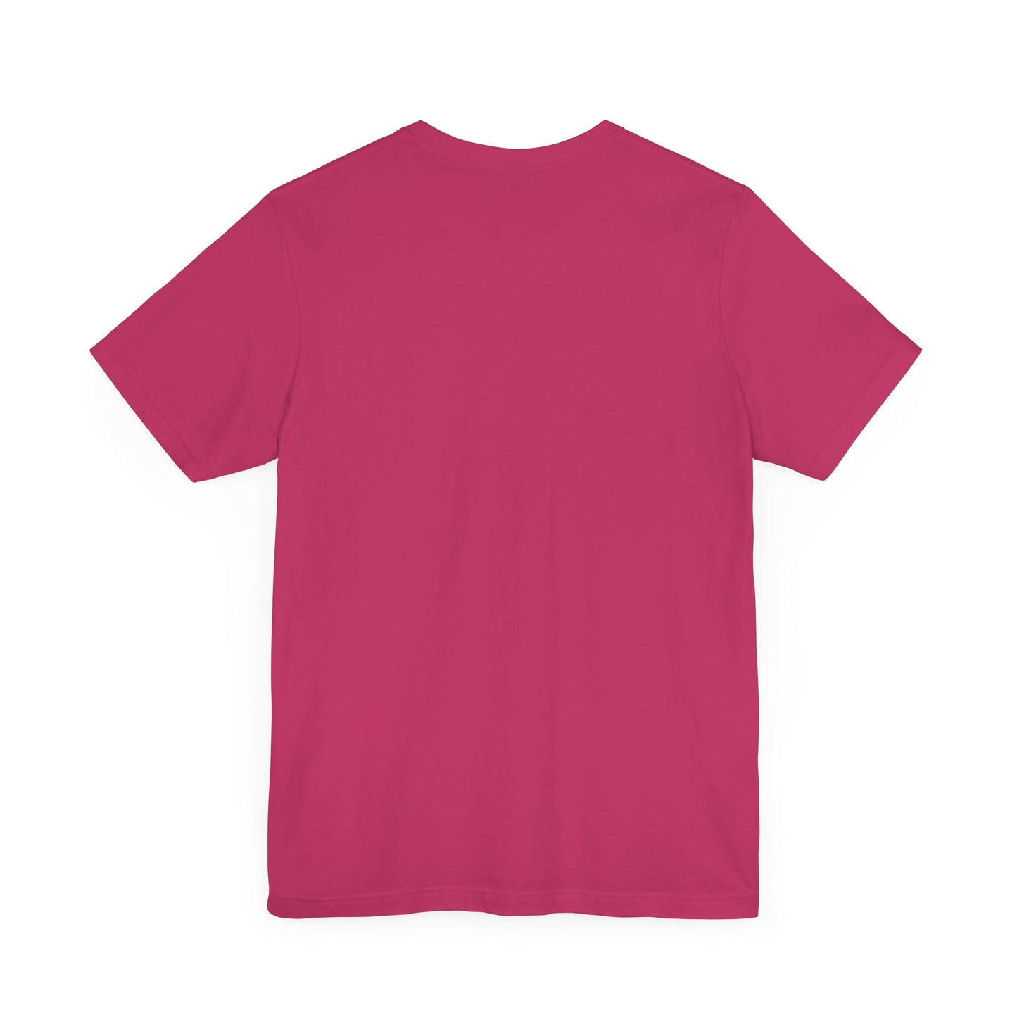 Unisex Jersey Short Sleeve Tee Adorably Quirky Pink Bison With Hearts