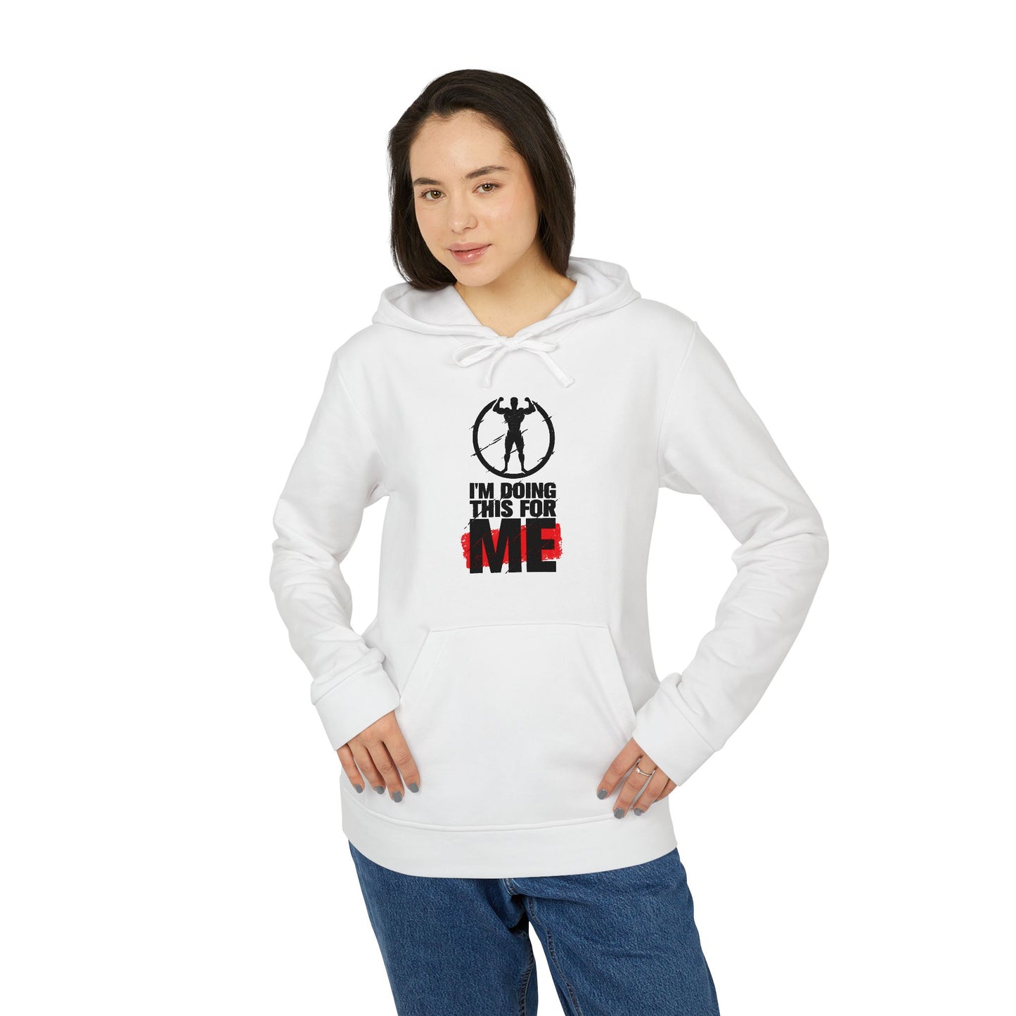 I'm Doing This For Me Adidas Unisex Cozy Fleece Hoodie