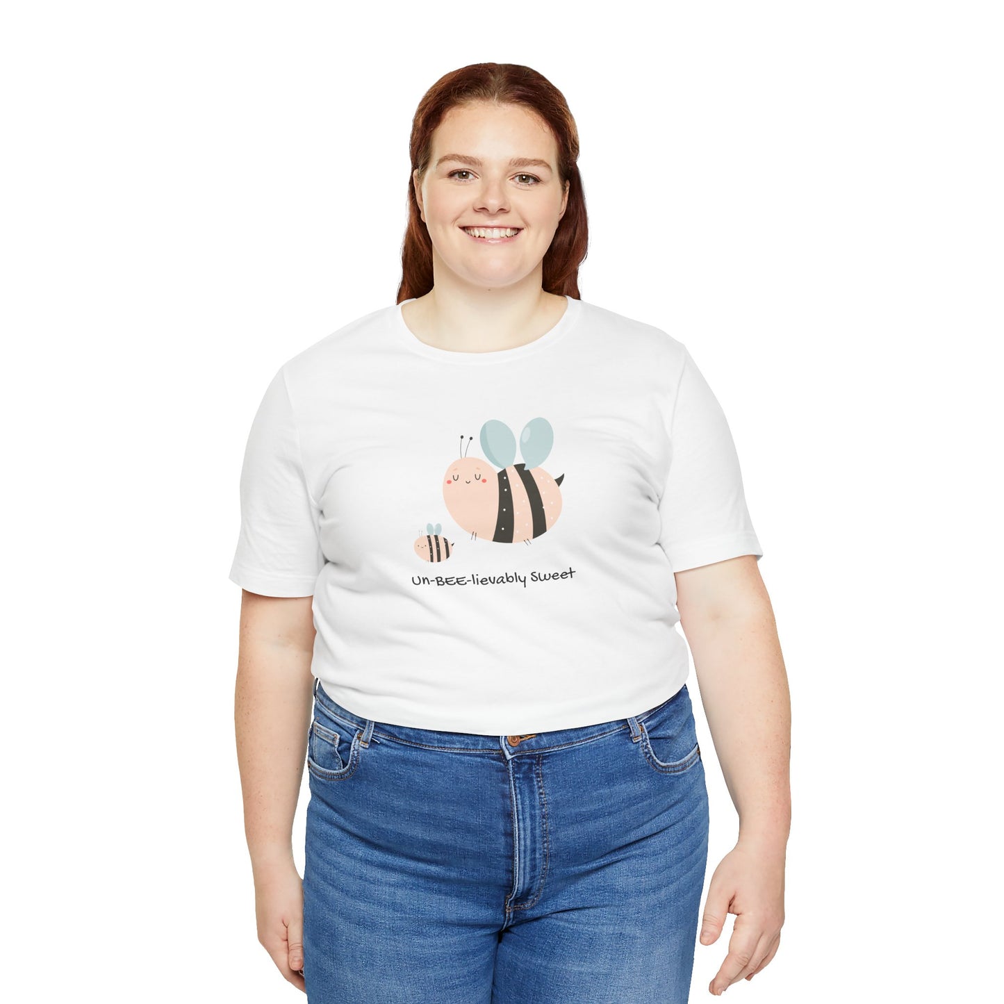 Adorable Bees Un-BEE-lievably SweetUnisex Jersey Short Sleeve Tee