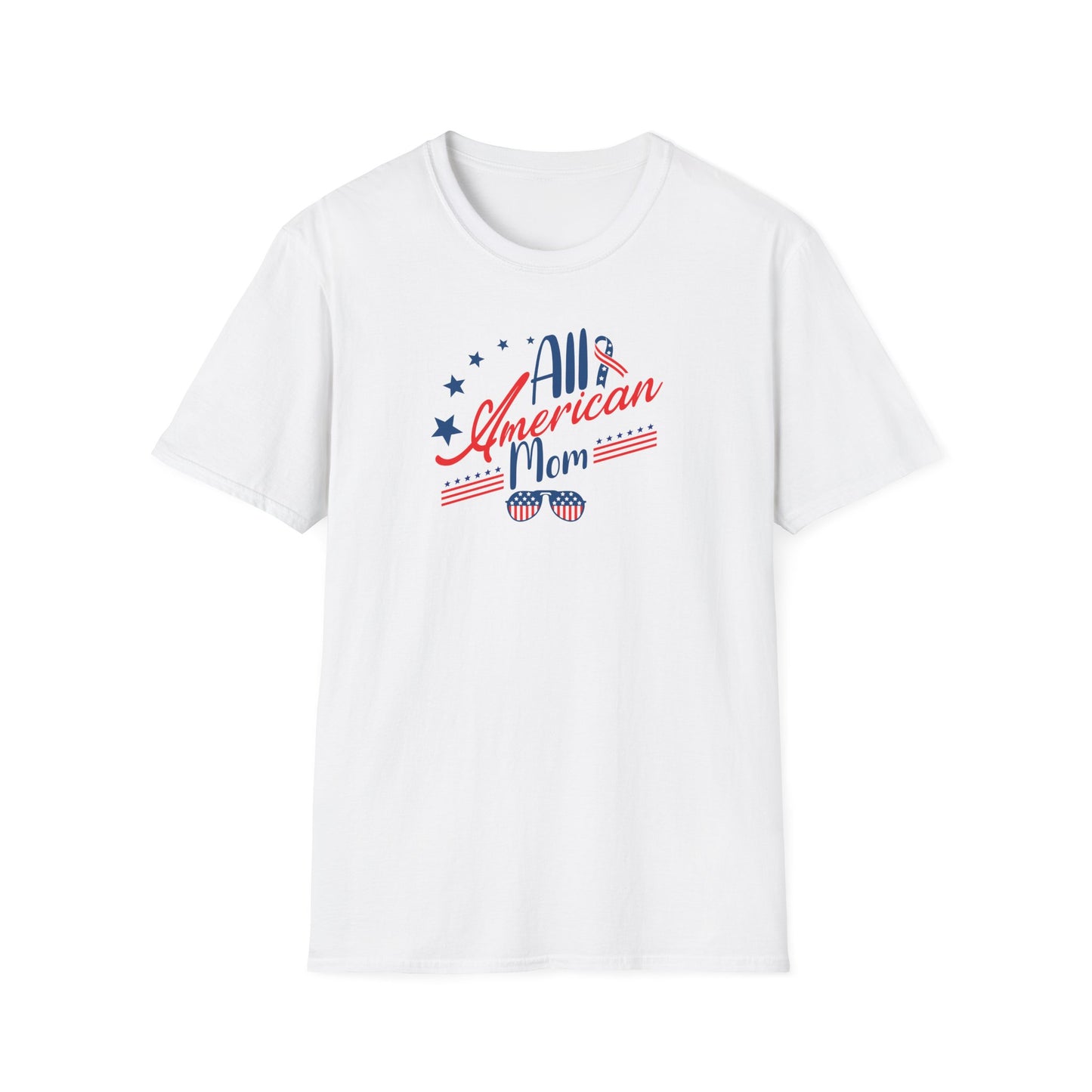 All American Mom Unisex Softstyle T-Shirt