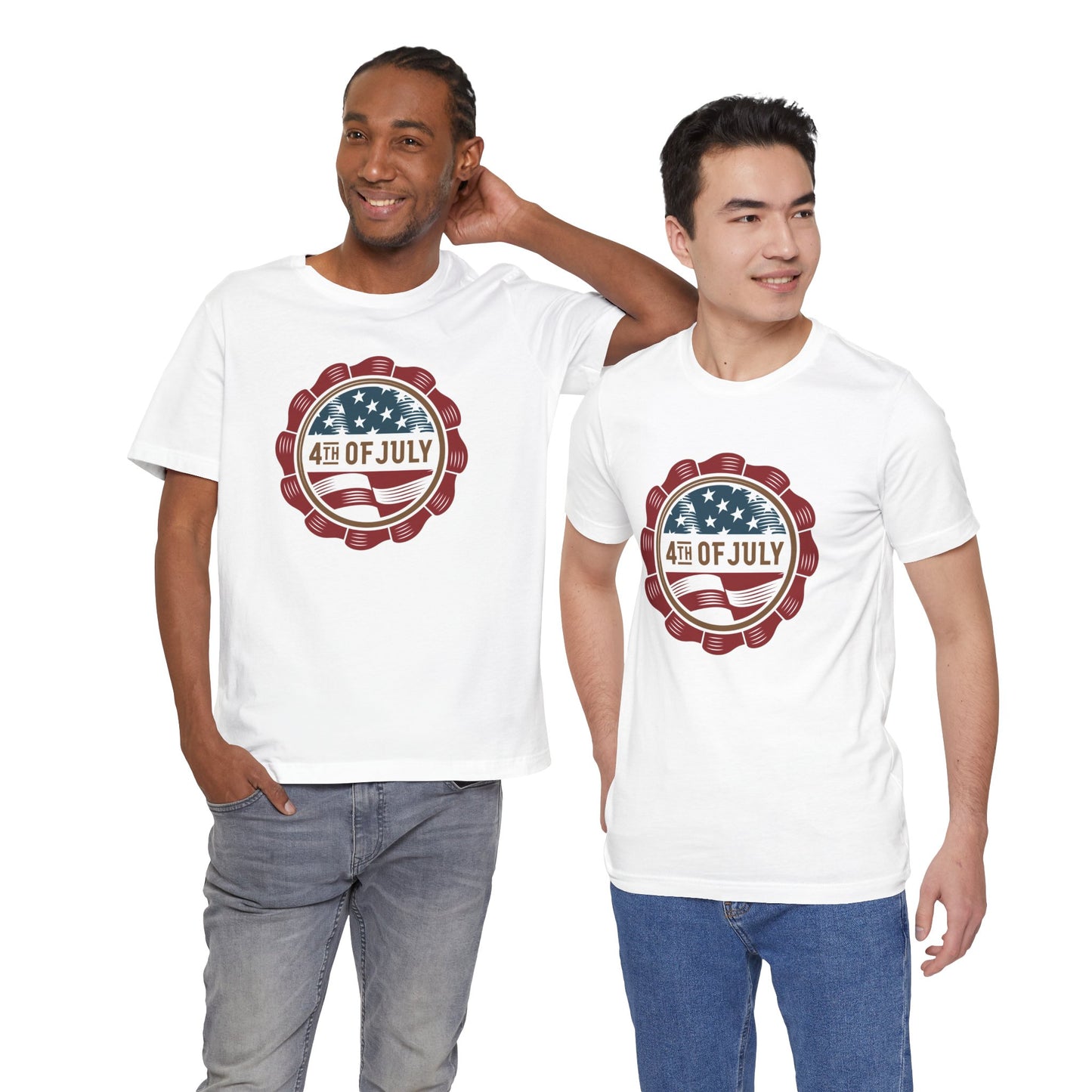 4th of July Unisex Jersey Short Sleeve Tee