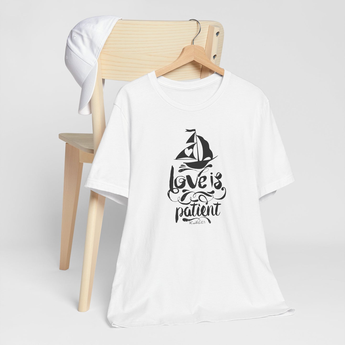 Love Is Patient Corinthians 13:4 Unisex Jersey Short Sleeve Tee