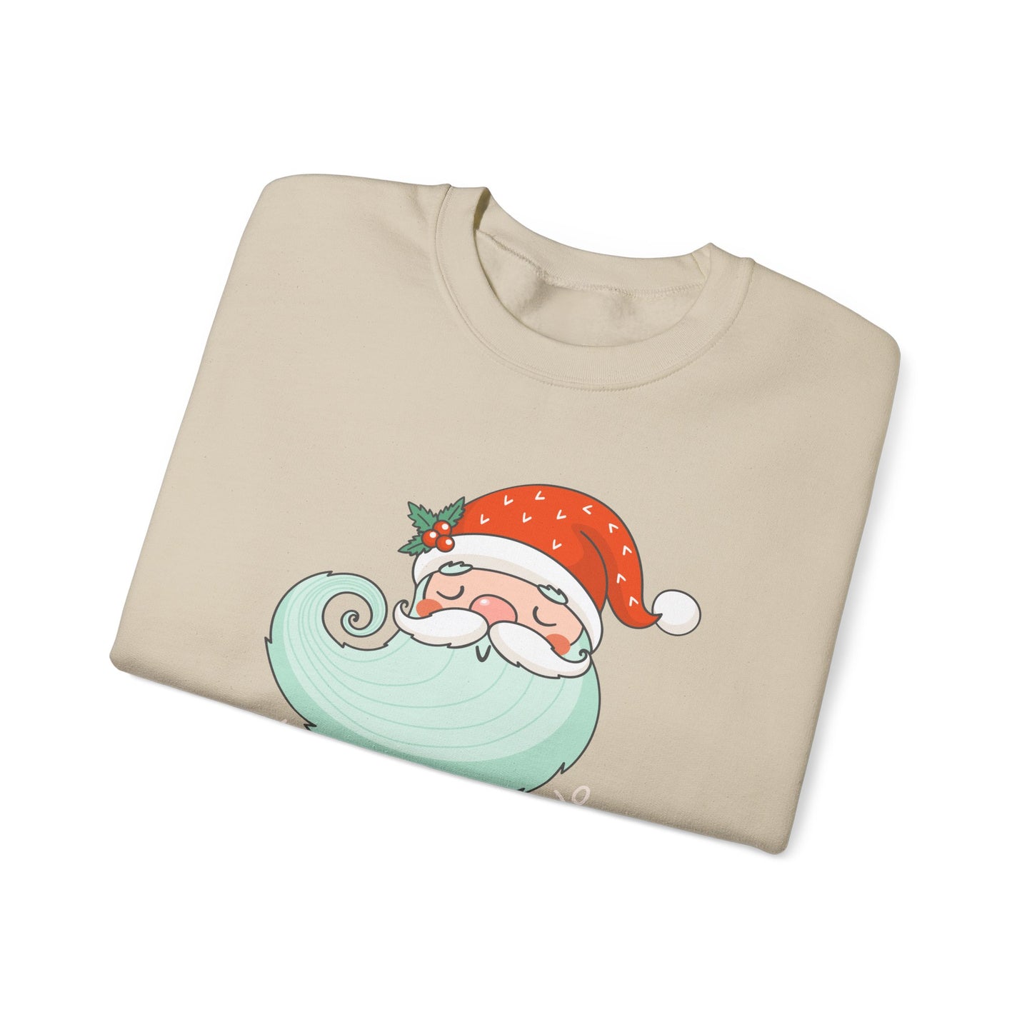 Unisex Heavy Blend Crewneck Sweatshirt Happy Santa Ho Ho Ho 🎅🎉✨