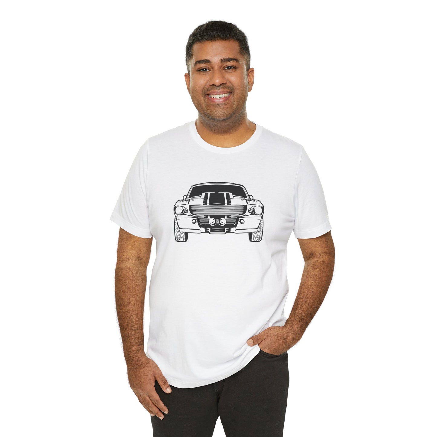 1967 Shelby Mustang GT500 Fastback Men's Jersey Short Sleeve Tee