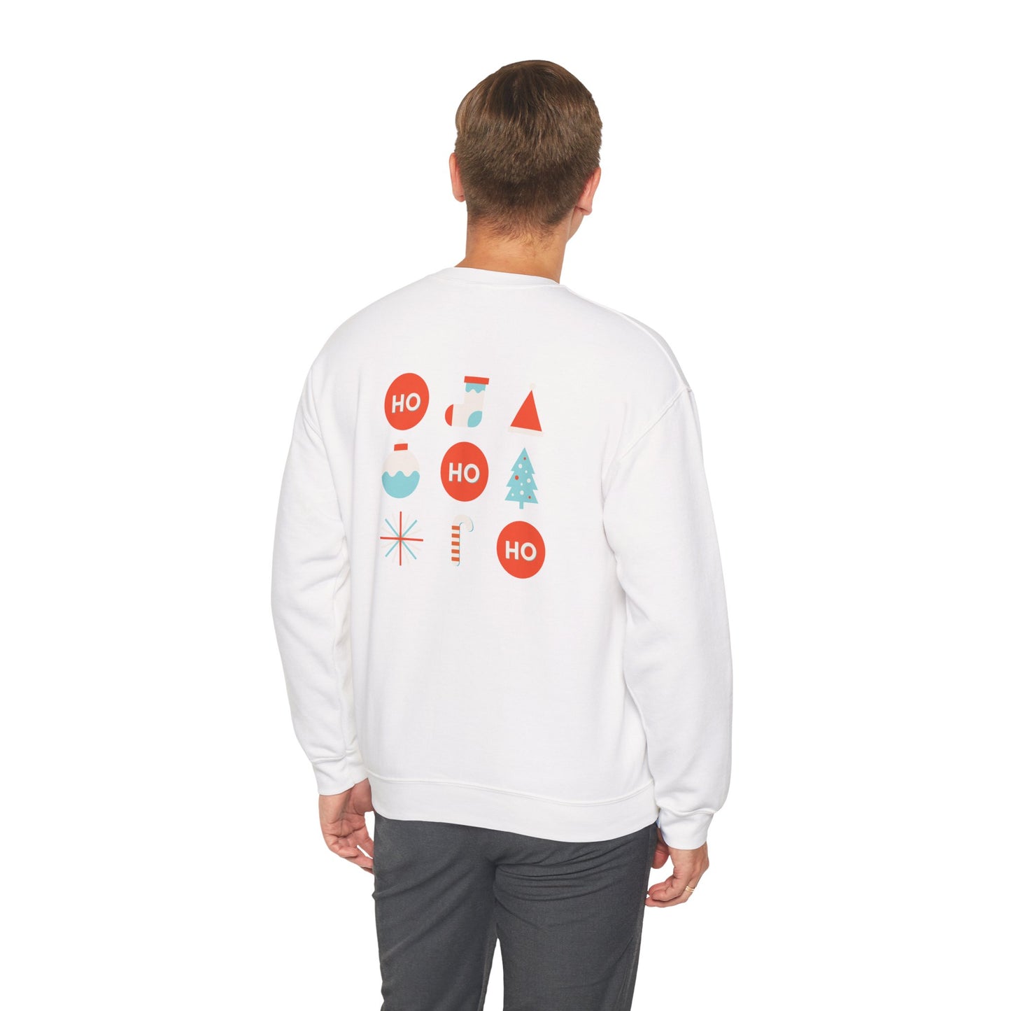 Merry Christmas Baubles 🎄✨ Unisex Heavy Blend Crewneck Sweatshirt