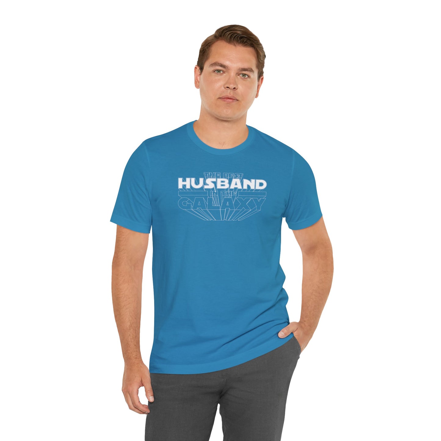 Best Husband In The Galaxy Men's Jersey Short Sleeve Tee