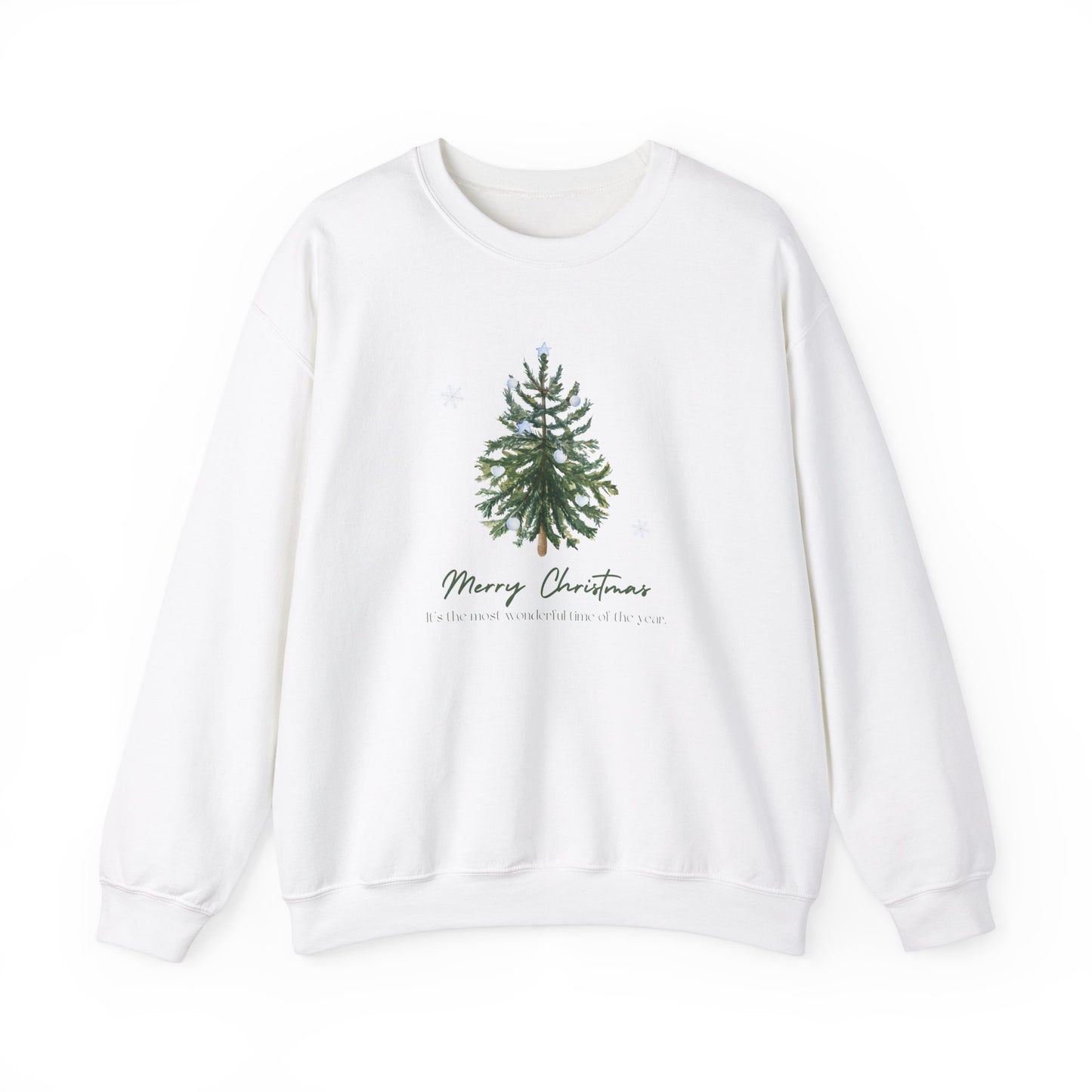 Unisex Heavy Blend Crewneck Sweatshirt Merry Christmas The Most Wonderful Time of the Year 🎄❄️✨