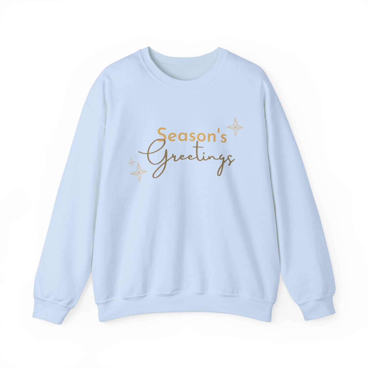 Unisex Heavy Blend Crewneck Sweatshirt Elegant Seasons Greetings ✨🎄