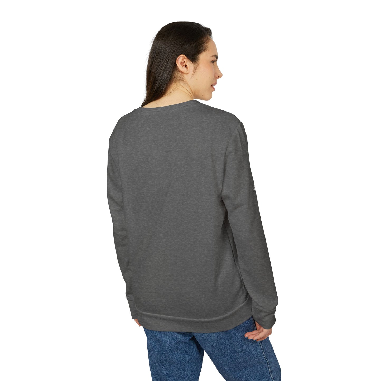 I Can I Will End Of Story Adidas Unisex Cozy Fleece Sweatshirt