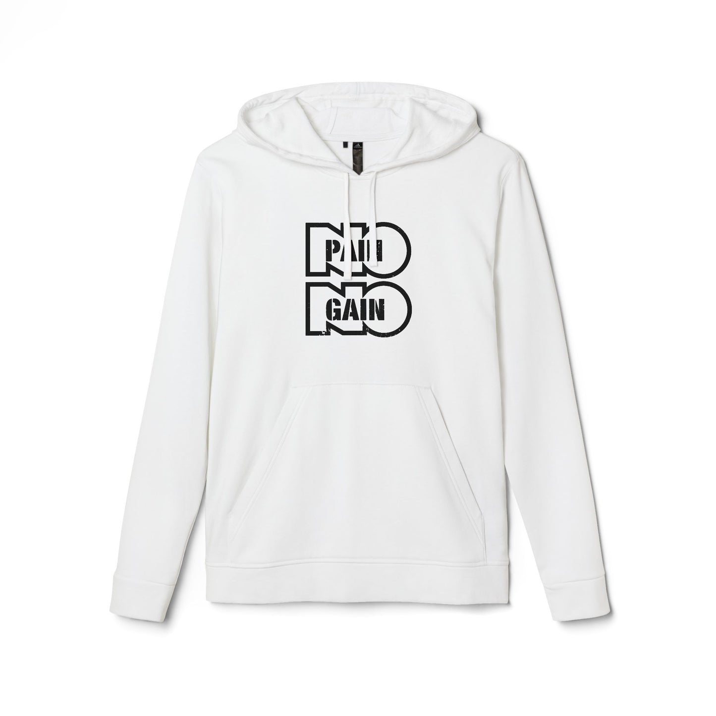 No Pain No Gain Adidas Unisex Cozy Fleece Hoodie
