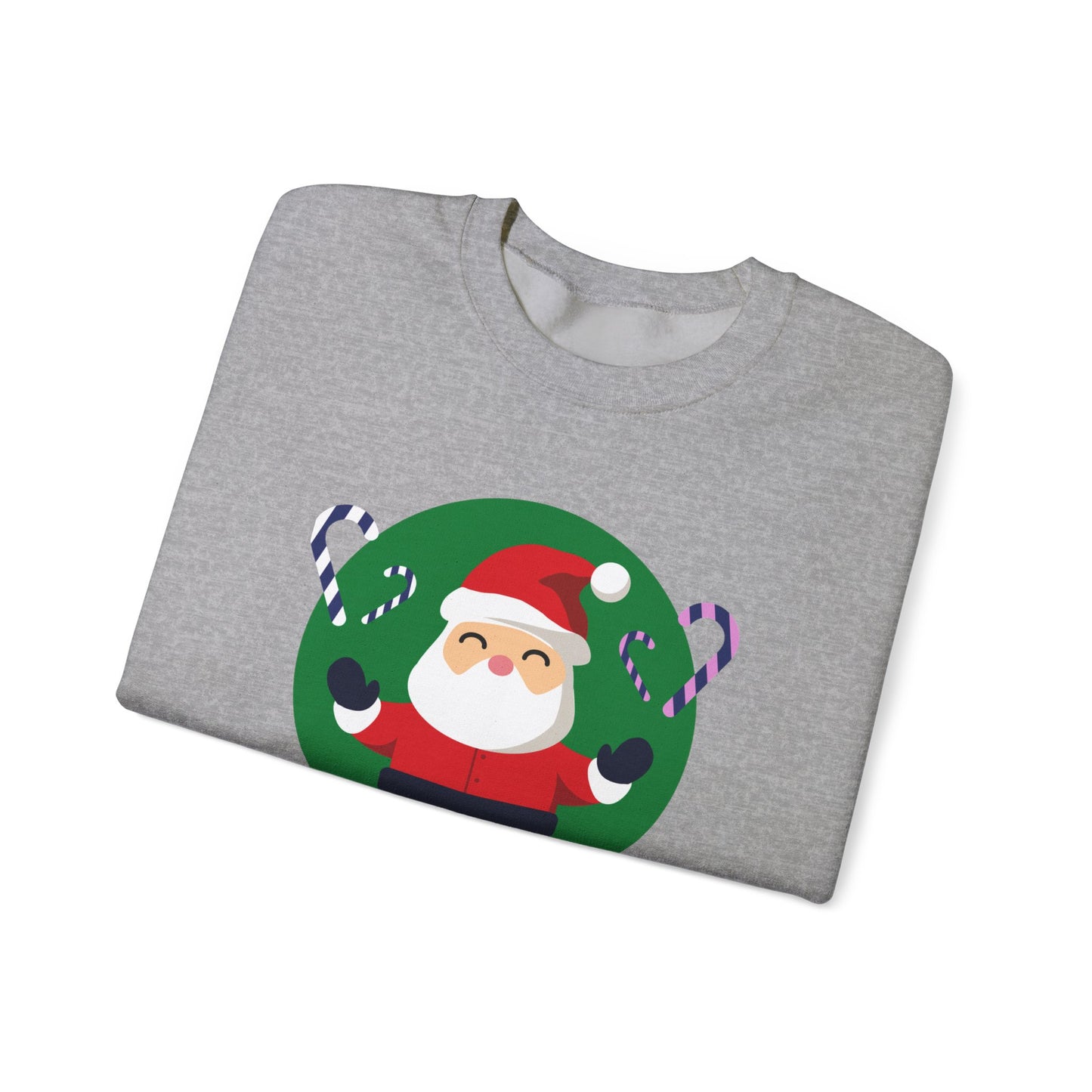 Unisex Heavy Blend Crewneck Sweatshirt Merry Christmas With Lots Of Love 🎅❤️🍭