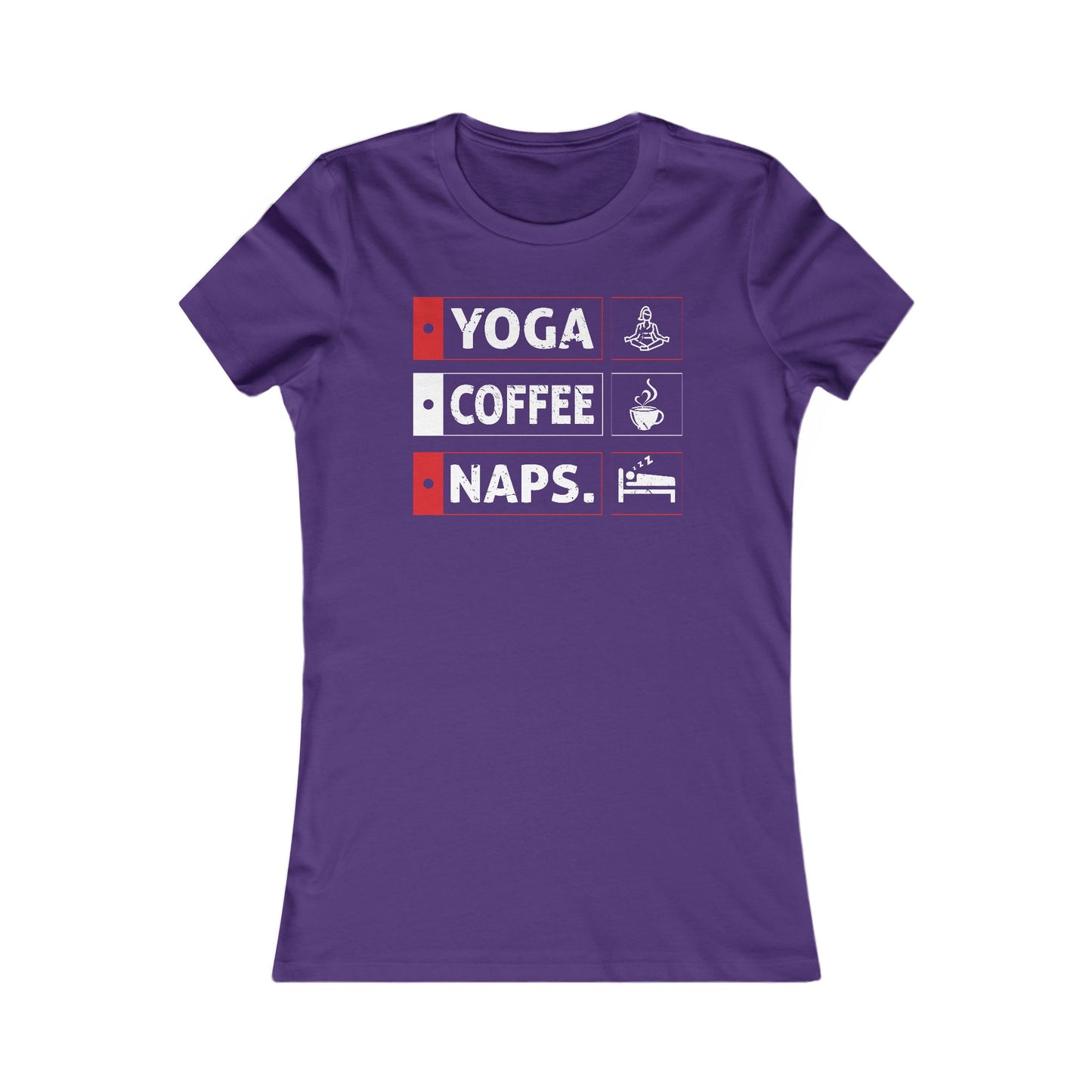 Yoga Coffee & Naps Women's Favorite Tee