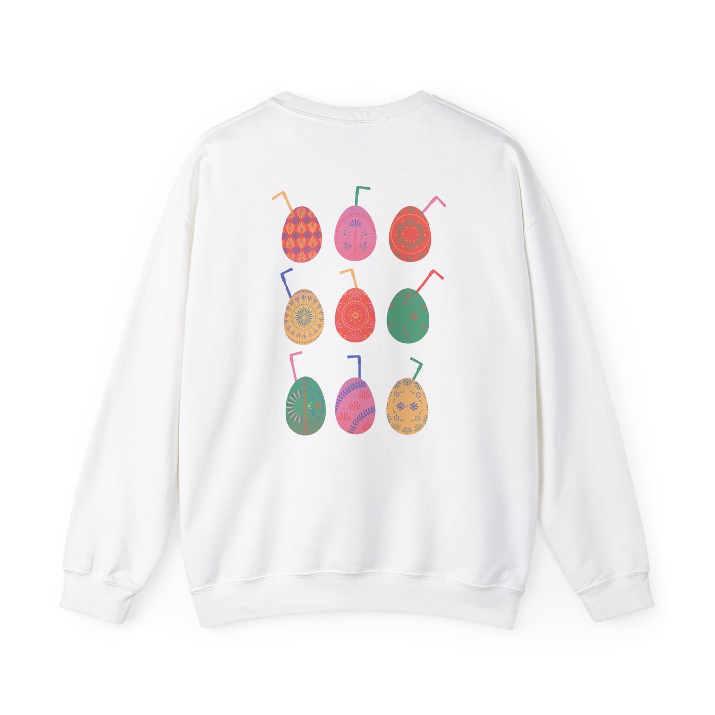 Unisex Heavy Blend Crewneck Sweatshirt Eat Drink and Get Drunk On Eggnog 🍹🥚✨