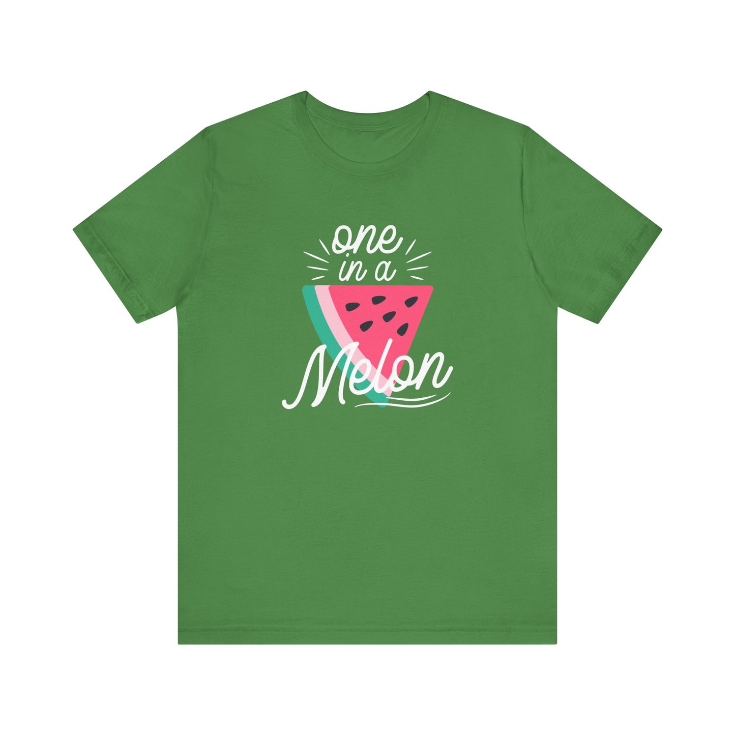 Unisex Jersey Short Sleeve Tee "One In A Melon" Watermelon Print