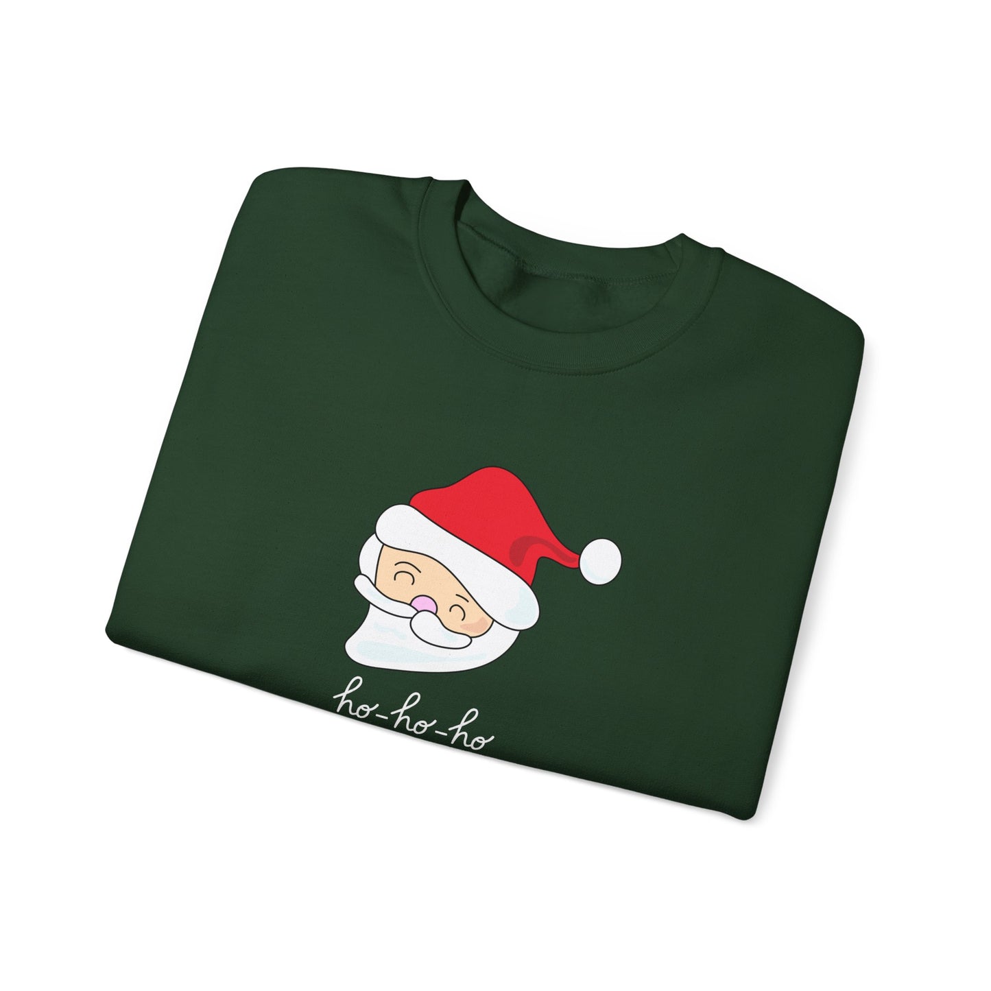 Unisex Heavy Blend Crewneck Sweatshirt Santa Line Illustration Ho Ho Ho 🎅✨