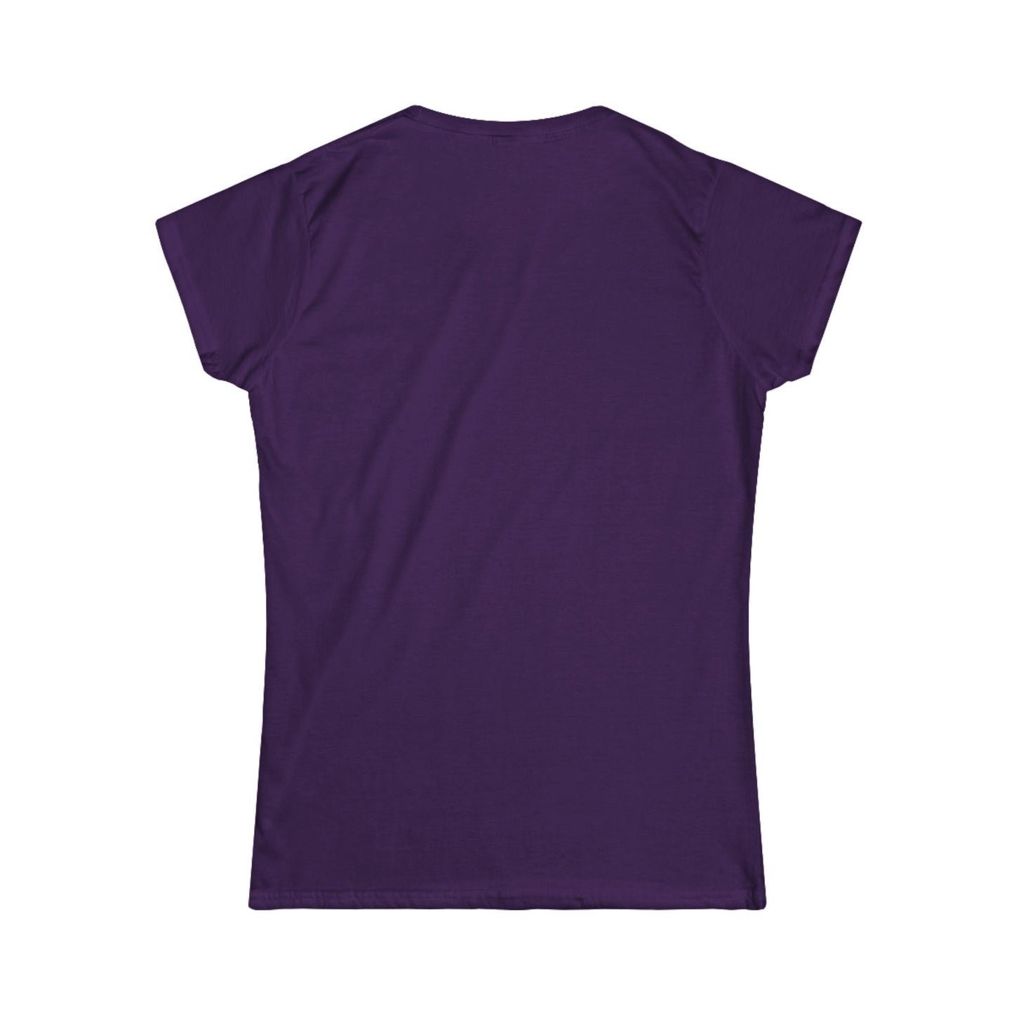 Women's Softstyle Tee Best Mom Purple Color Print