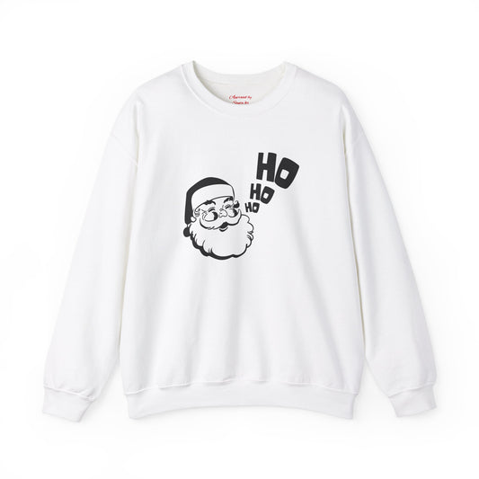 Unisex Heavy Blend Crewneck Sweatshirt Jovial Santa Ho Ho Ho 🎅✨