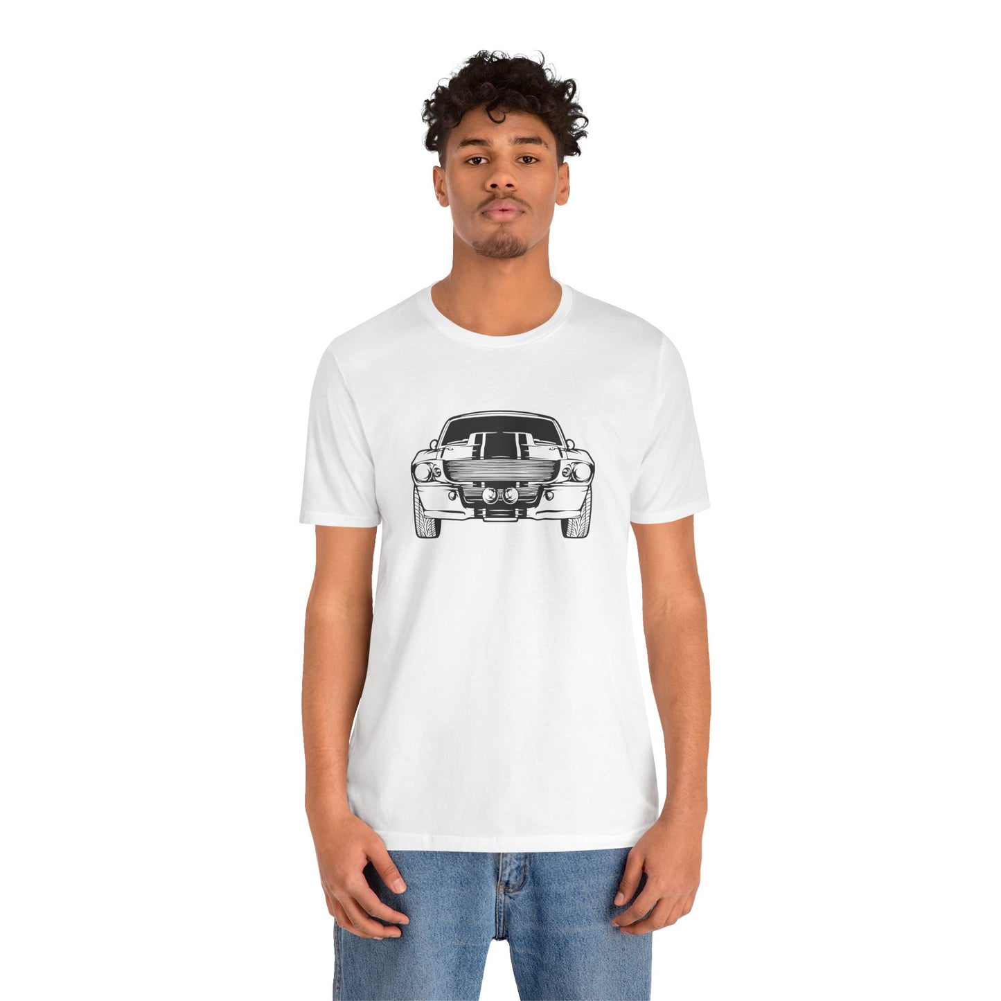 1967 Shelby Mustang GT500 Fastback Men's Jersey Short Sleeve Tee