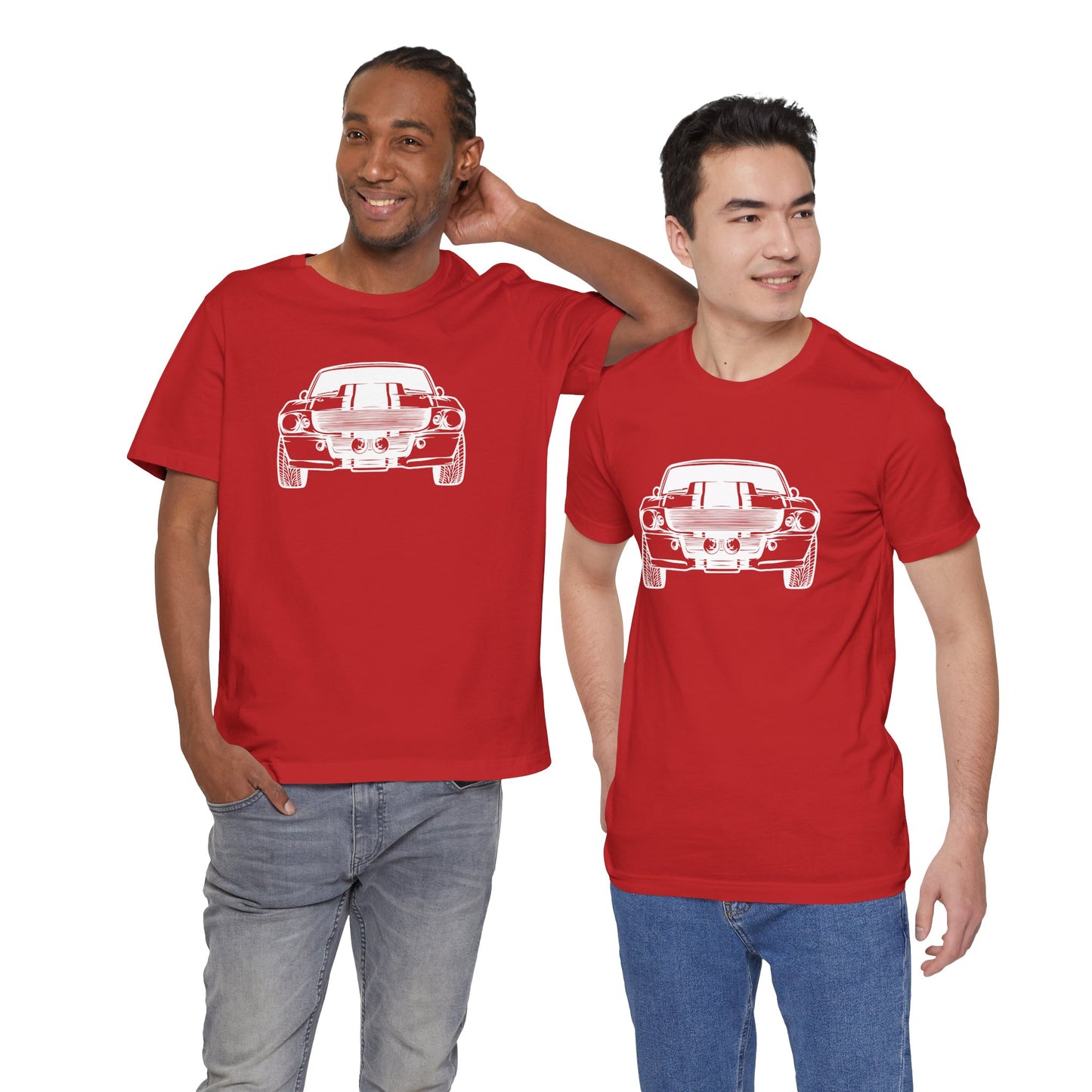 1967 Shelby Mustang GT500 Fastback Men's Jersey Short Sleeve Tee