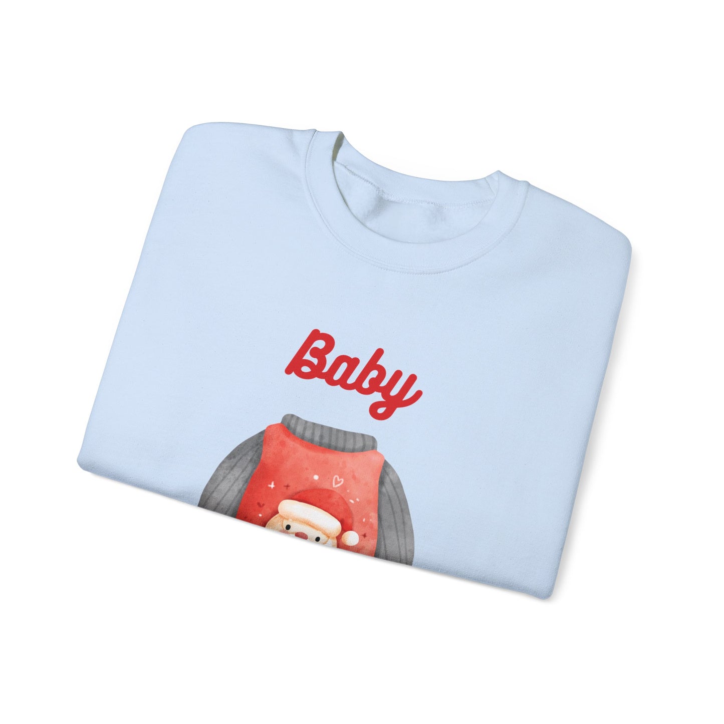 Unisex Heavy Blend Crewneck Sweatshirt Baby It's Cold Outside Santa 🎅🎄❄️❤️