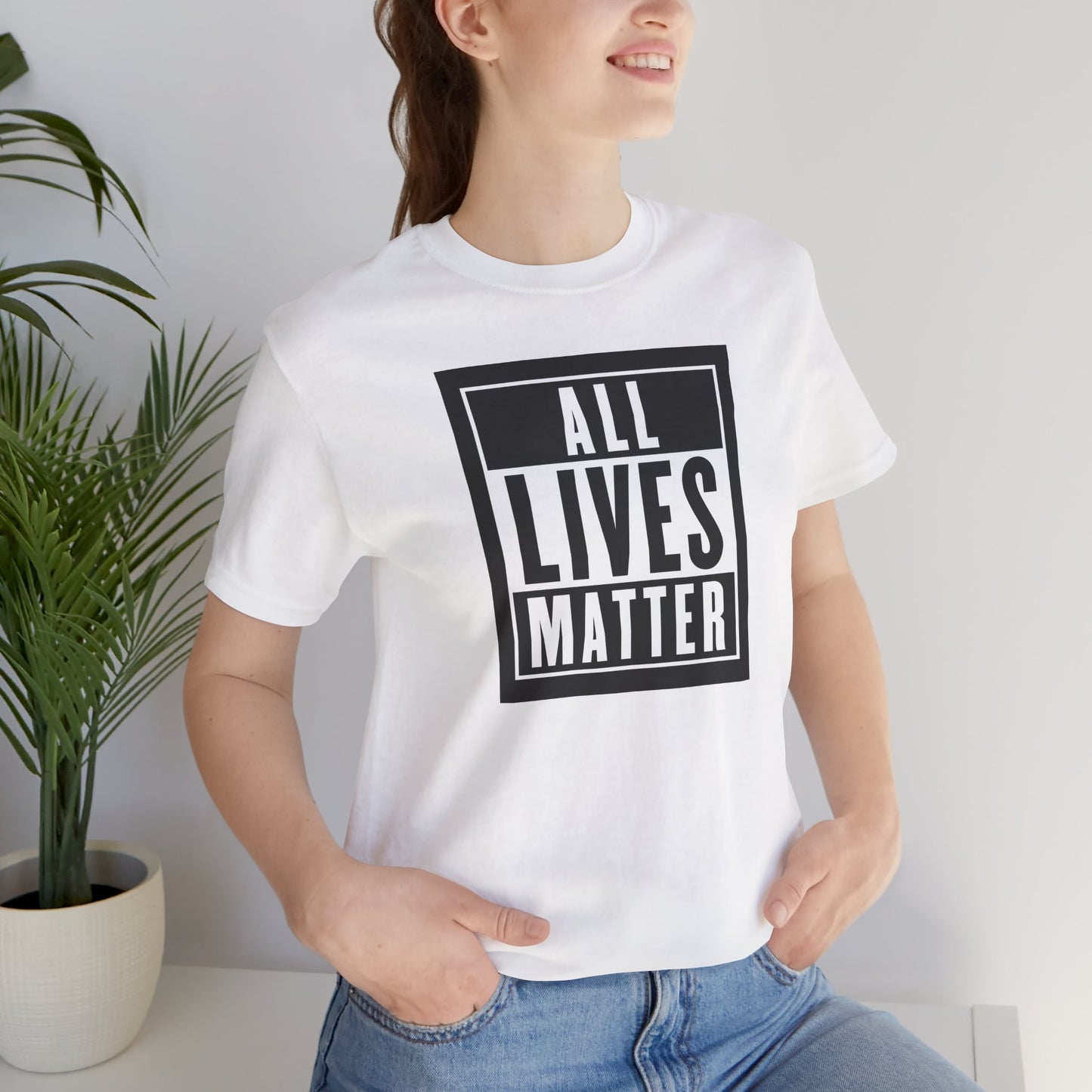 All Lives Matter ✊🏽🖤 Unisex Jersey Short Sleeve Tee