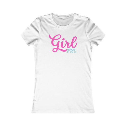Girl Power in Pink & Neon Blue 💖💙✨ Women's Favorite T-Shirt