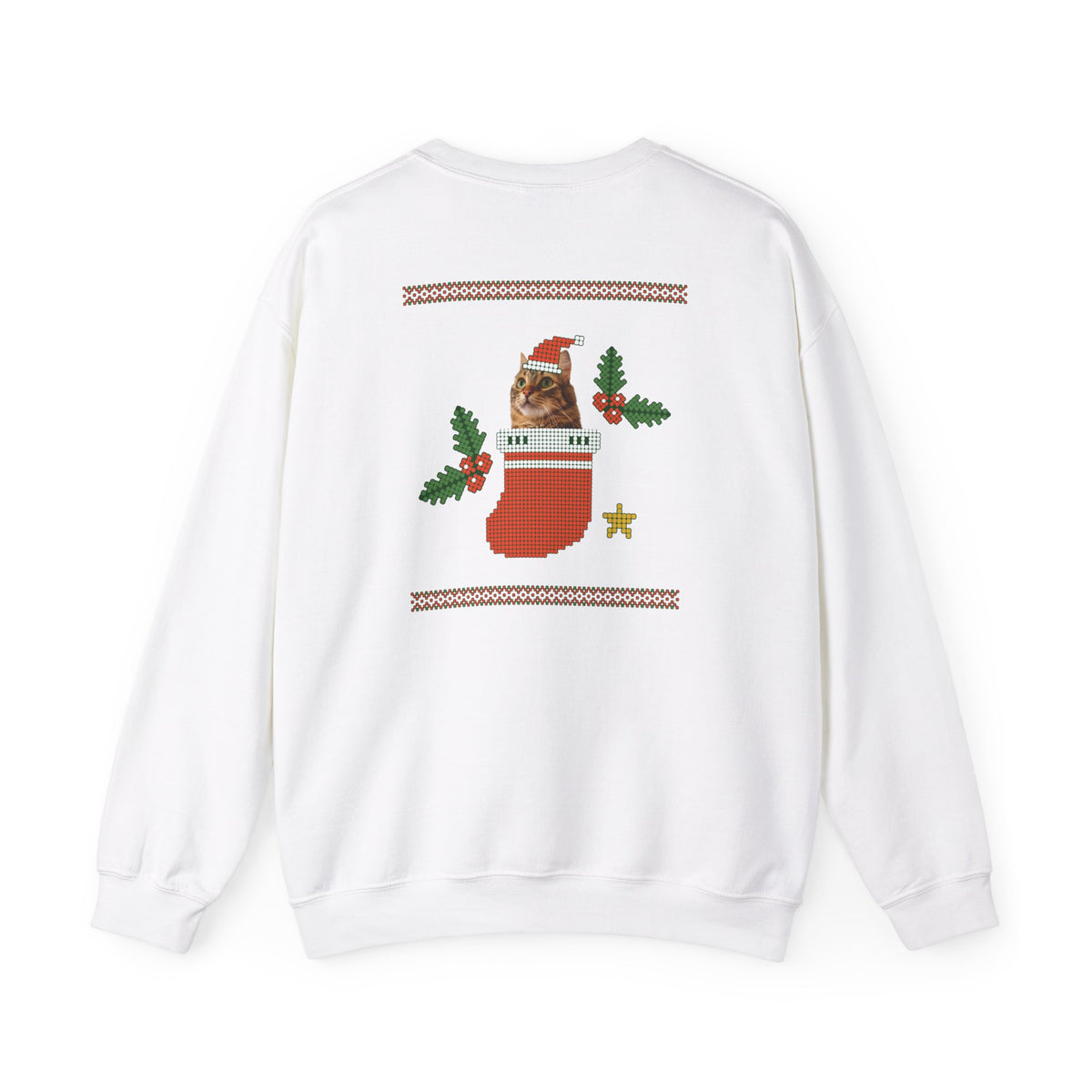 Unisex Heavy Blend Crewneck Sweatshirt Dashing Through the No - Merry Christmas I Guess 🎄😸✨