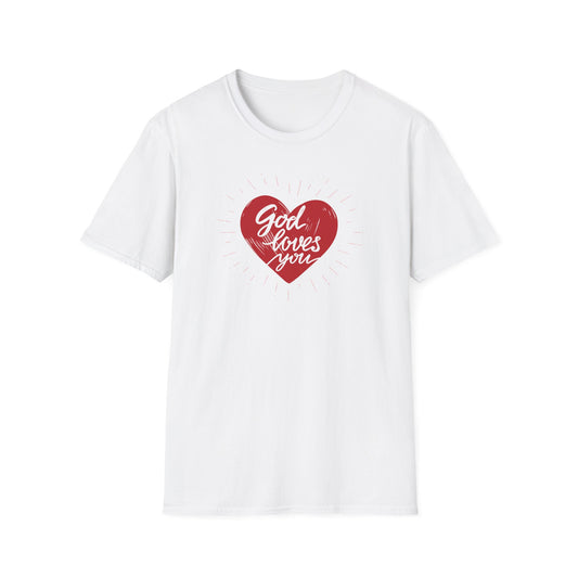 God Loves You Softstyle T-Shirt