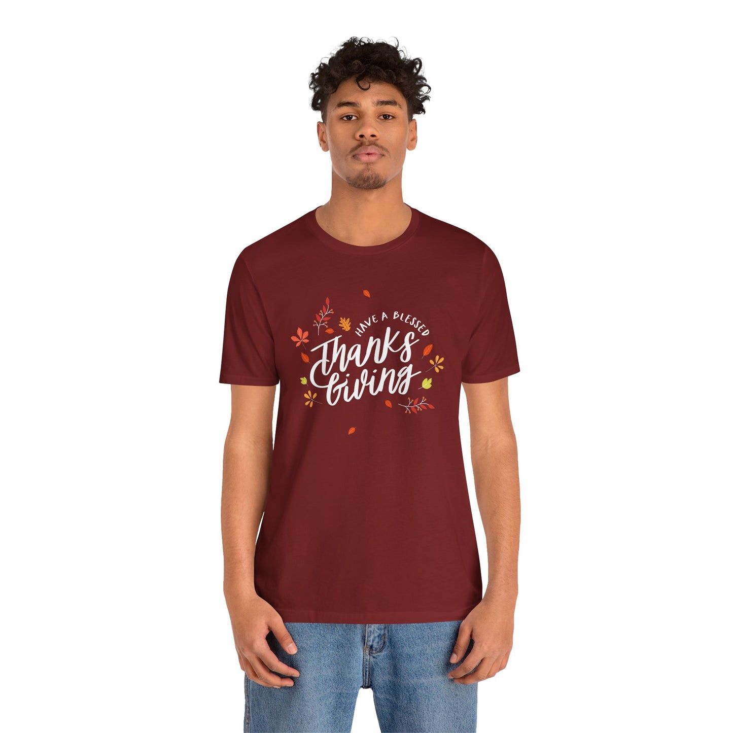 Have A Blessed Thanksgiving Unisex Jersey Short Sleeve Tee