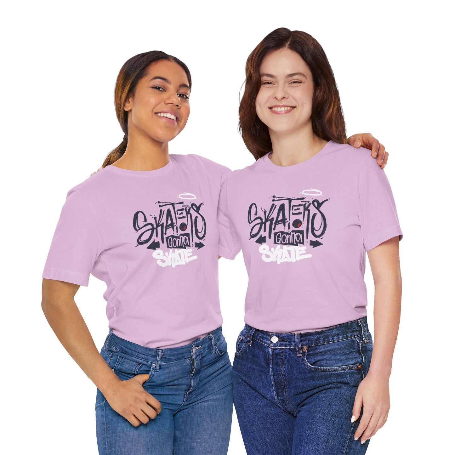 Skaters Gonna Skate Unisex Jersey Short Sleeve Tee