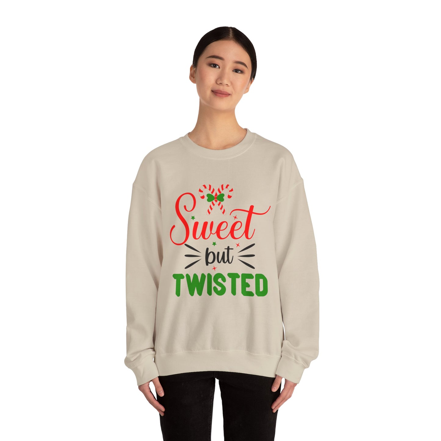 Unisex Heavy Blend Crewneck Sweatshirt Sweet But Twisted 🍭❤️✨