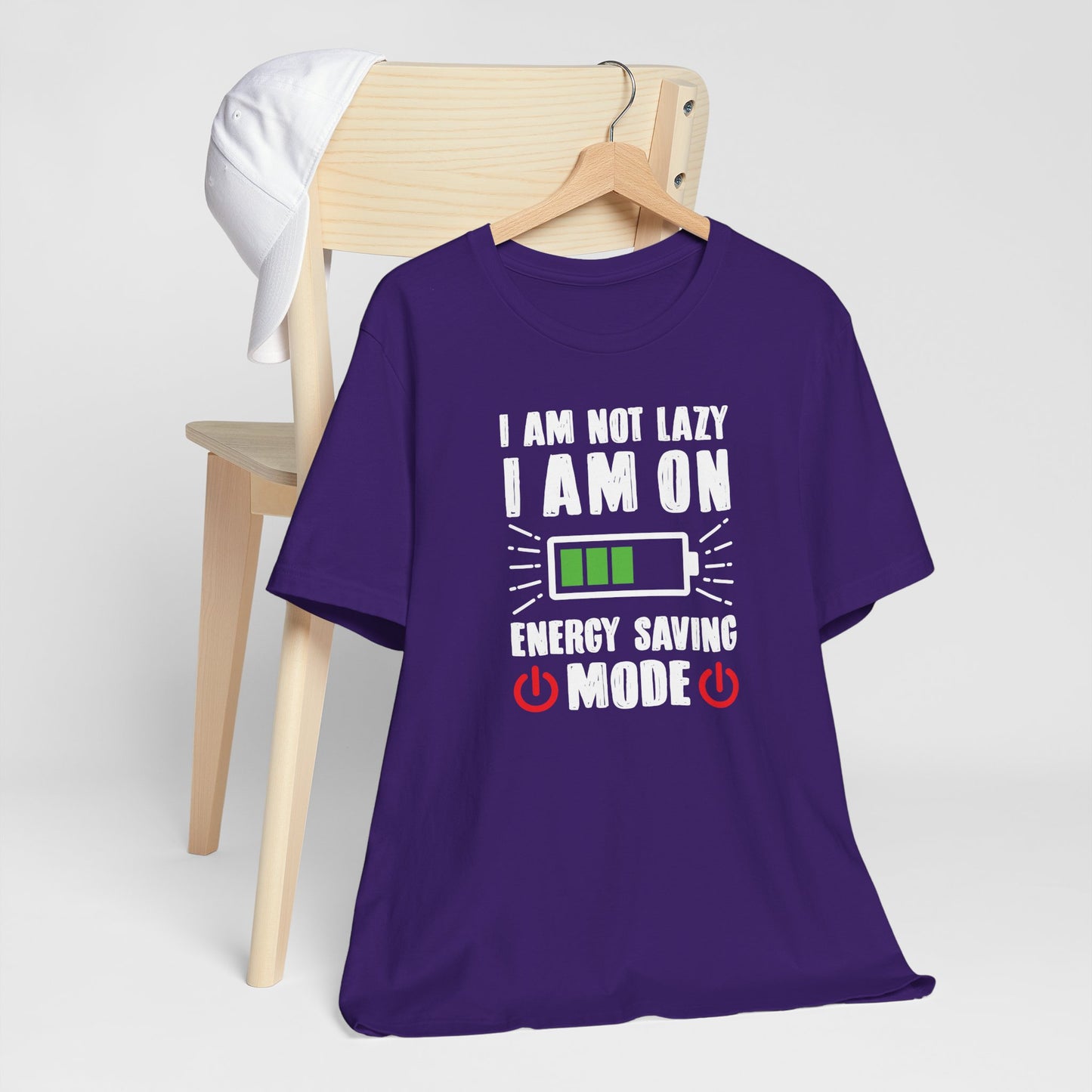 I Am Not Lazy I Am On Energy Saving Mode Unisex Jersey Short Sleeve Tee
