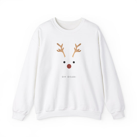 Unisex Heavy Blend Crewneck Sweatshirt Oh Deer 🎄🦌✨