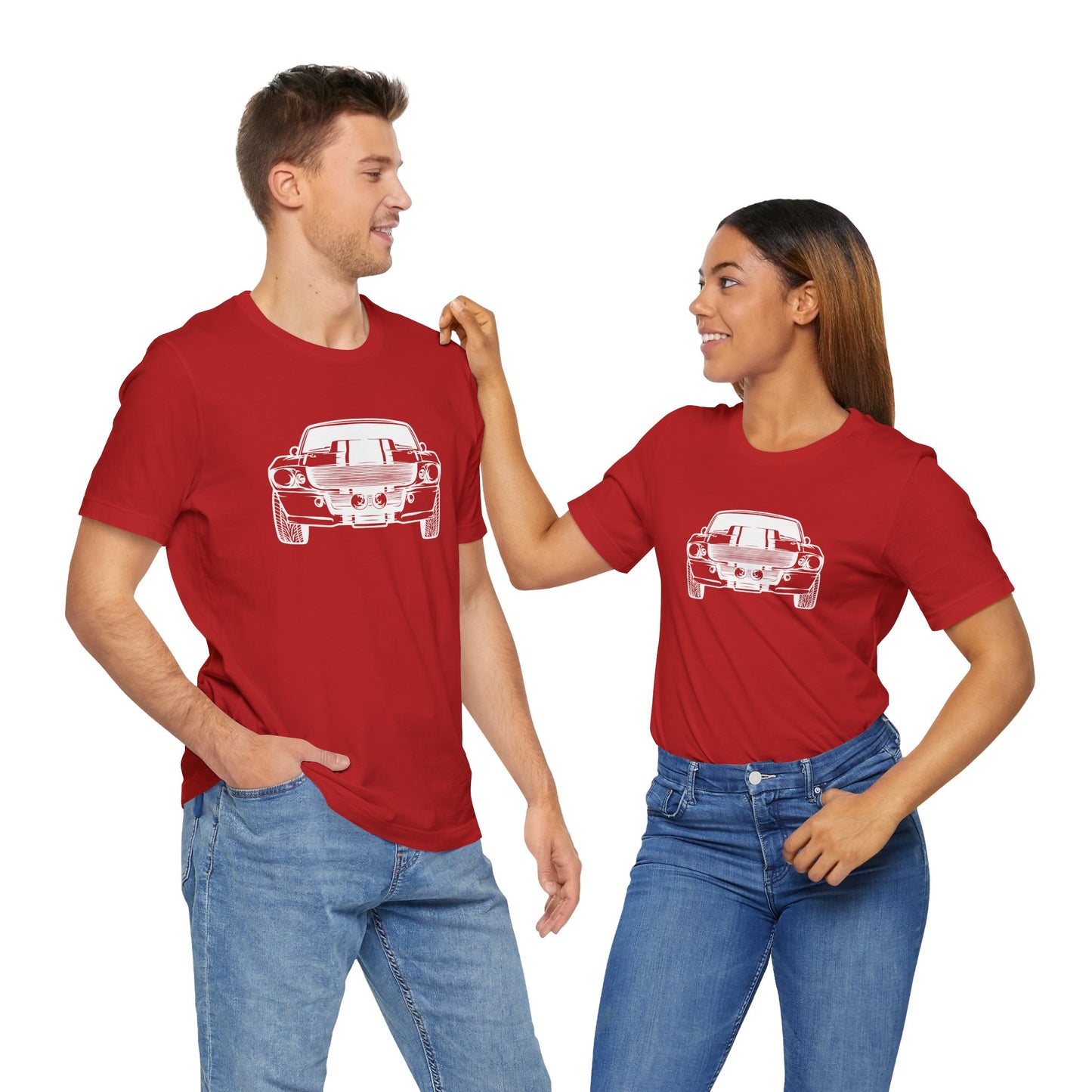 1967 Shelby Mustang GT500 Fastback Men's Jersey Short Sleeve Tee