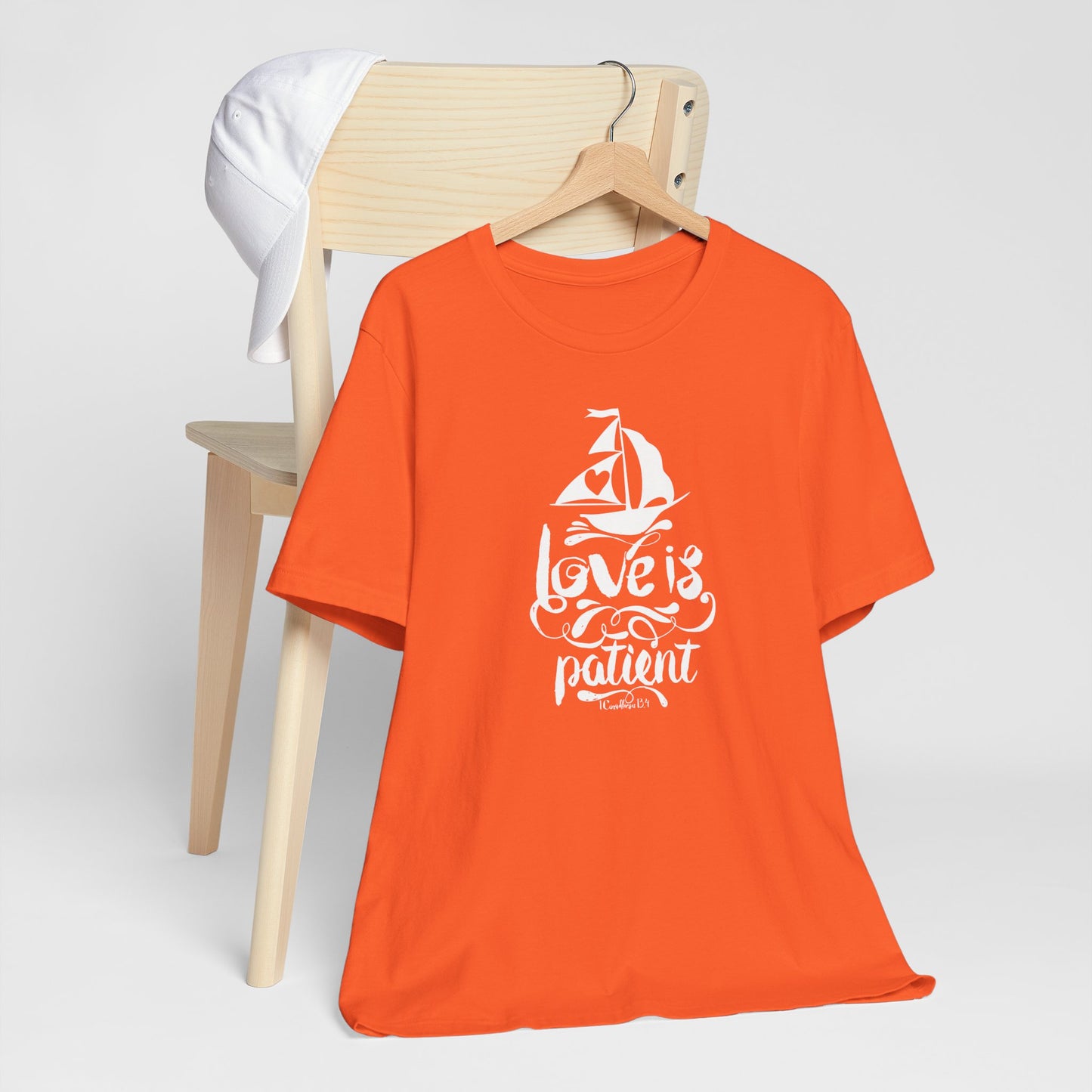 Love Is Patient Corinthians 13:4 Unisex Jersey Short Sleeve Tee