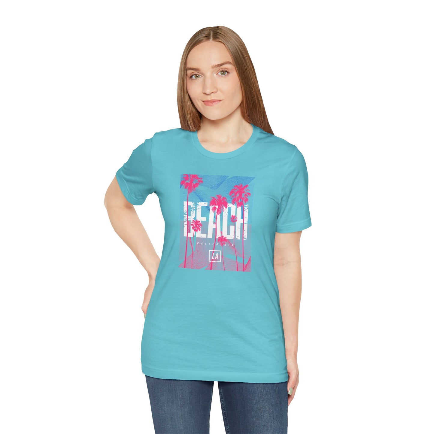 Beach California Unisex Jersey Short Sleeve Tee