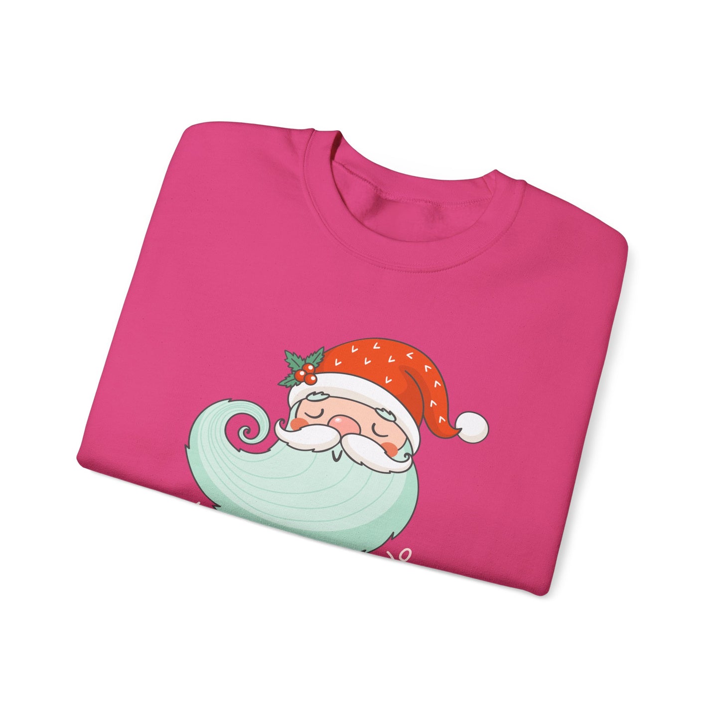 Unisex Heavy Blend Crewneck Sweatshirt Happy Santa Ho Ho Ho 🎅🎉✨