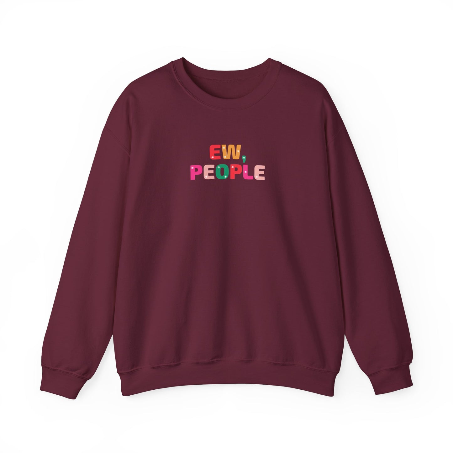 Unisex Heavy Blend Crewneck Sweatshirt Ew, People & Merry Christmas, I Guess 🎄✨