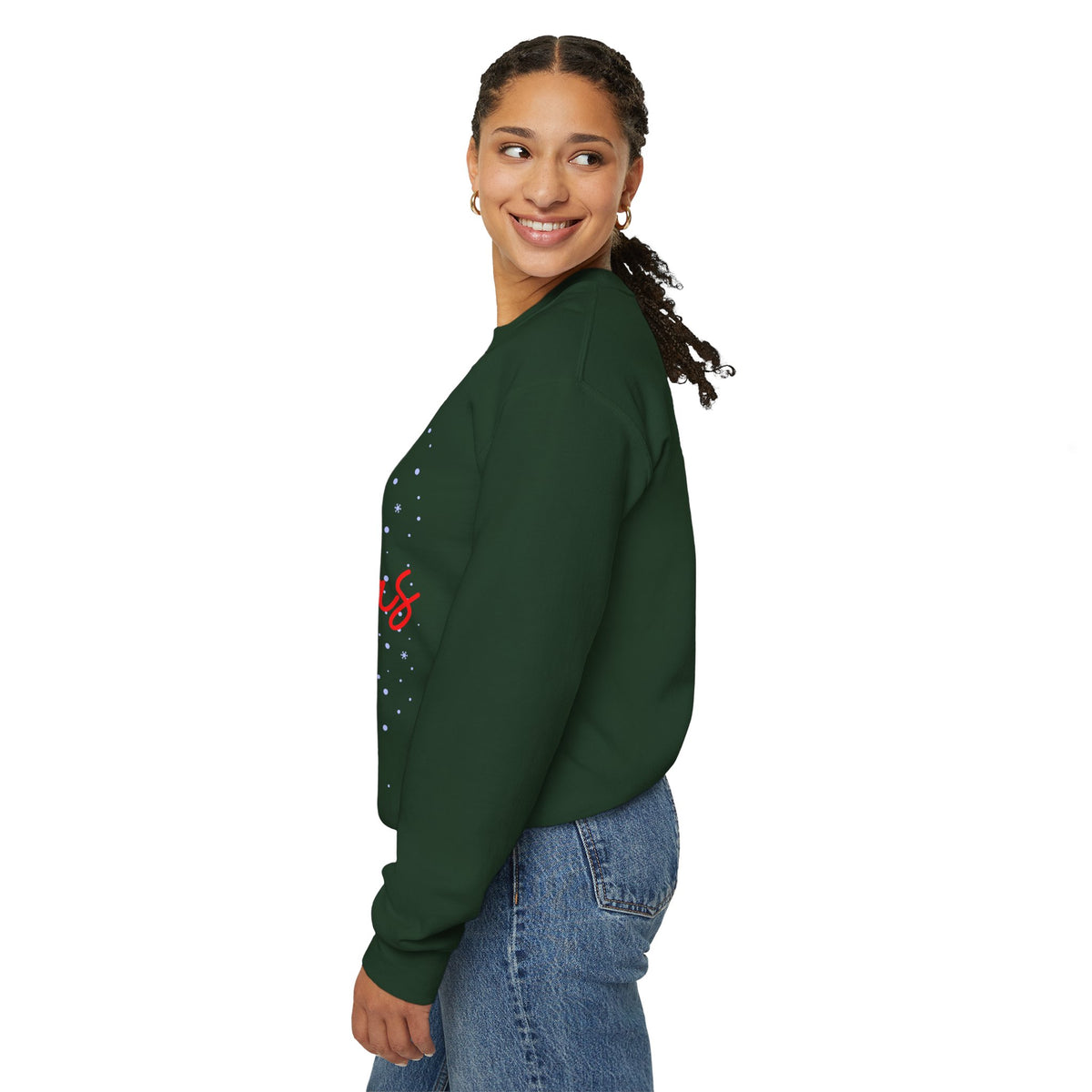 Merry Christmas Snowflakes ❄️🎄✨ Unisex Heavy Blend Crewneck Sweatshirt