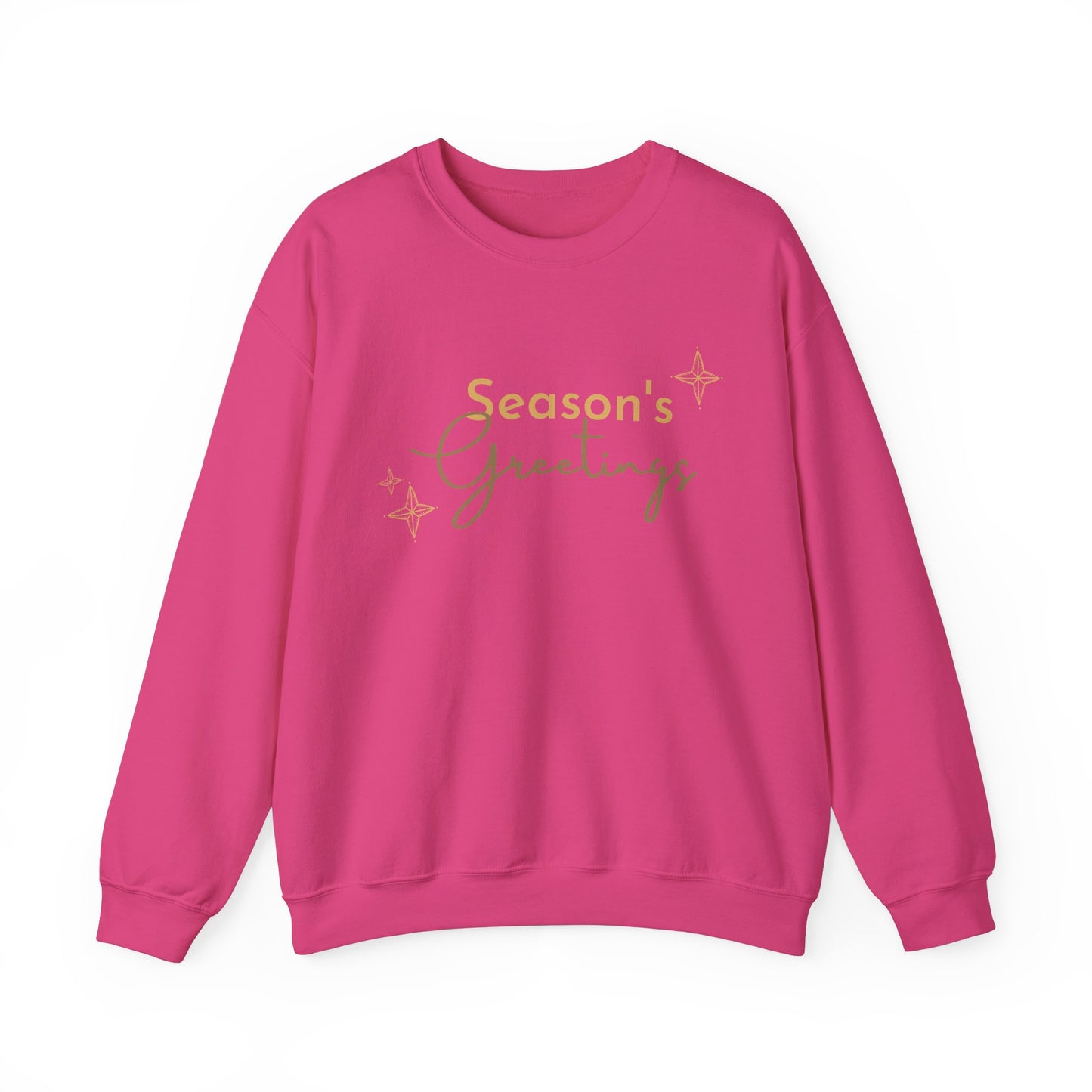 Unisex Heavy Blend Crewneck Sweatshirt Elegant Seasons Greetings ✨🎄