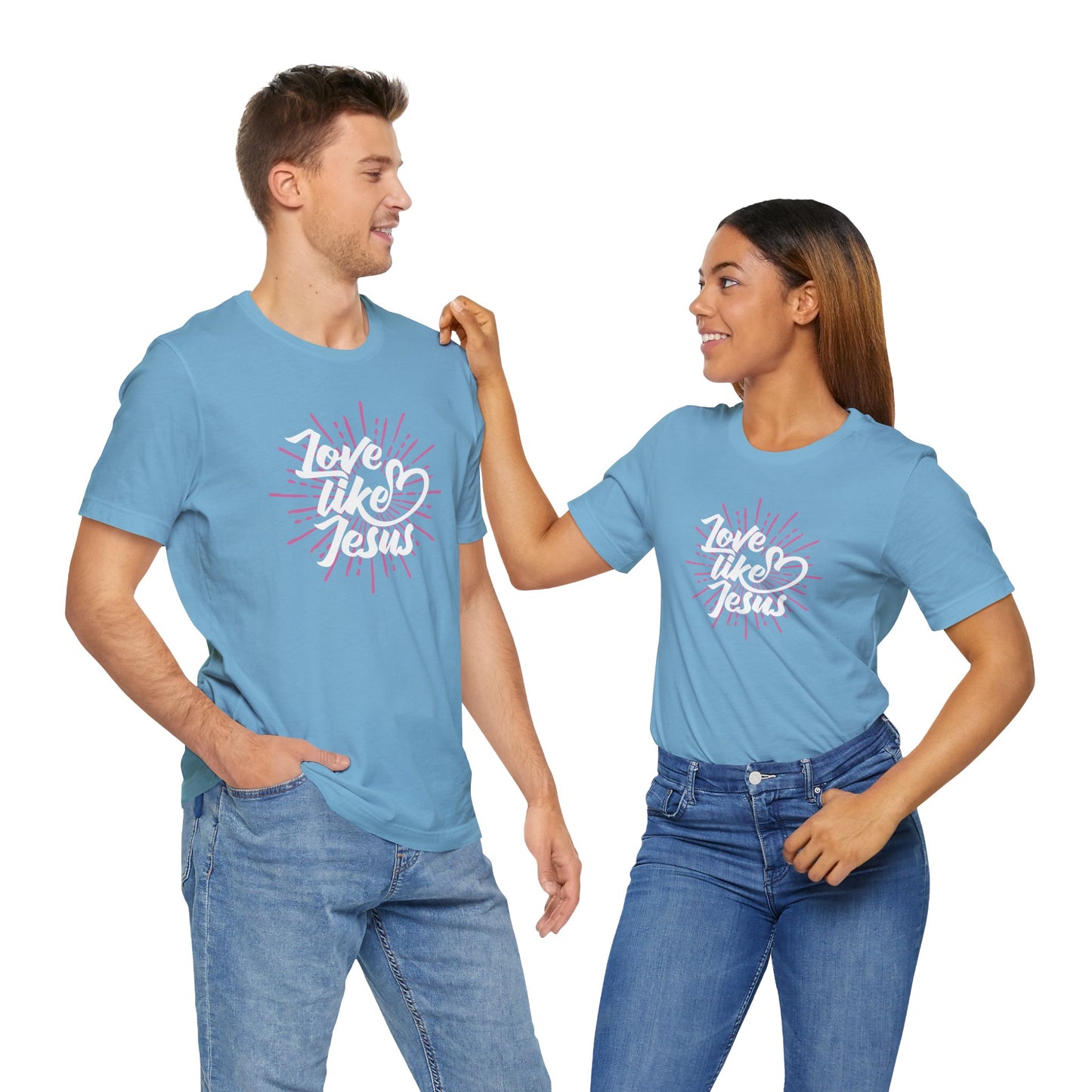 Love Like Jesus Unisex Jersey Short Sleeve Tee