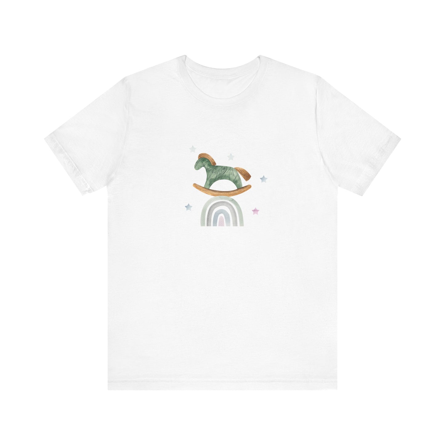 Unisex Jersey Short Sleeve Tee Gallop Over A Rainbow