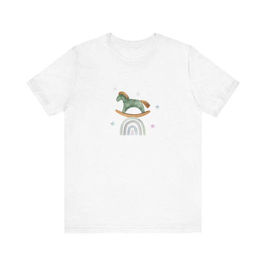 Unisex Jersey Short Sleeve Tee Gallop Over A Rainbow