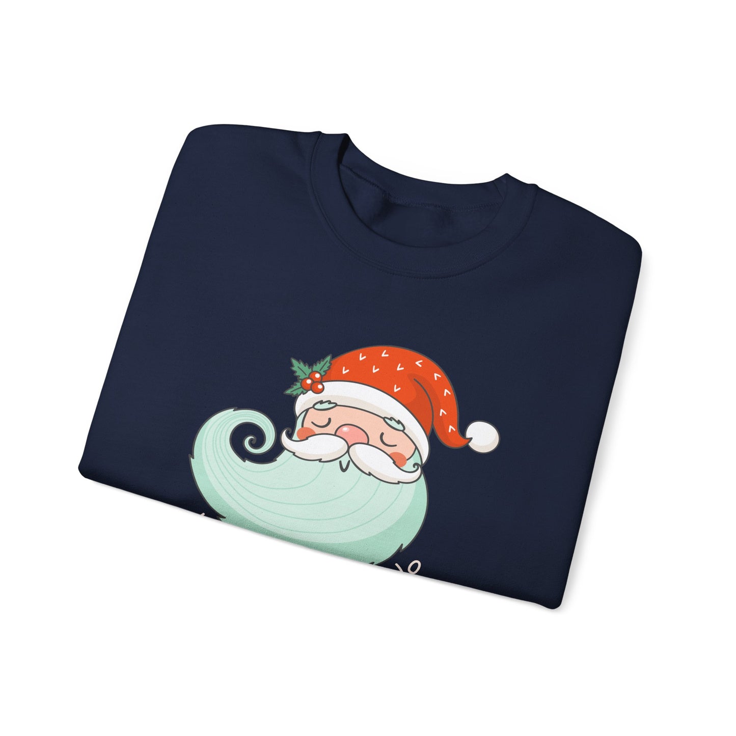 Unisex Heavy Blend Crewneck Sweatshirt Happy Santa Ho Ho Ho 🎅🎉✨