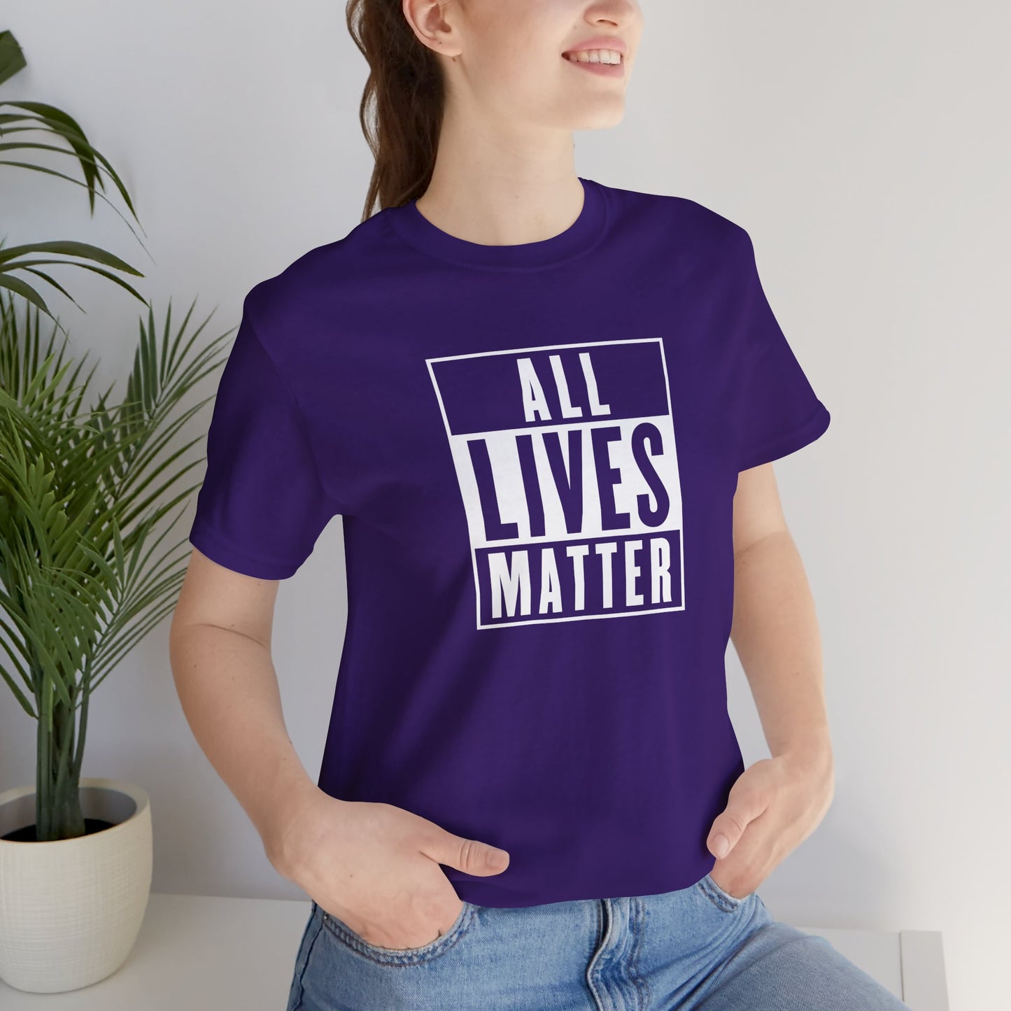 All Lives Matter ✊🏽🖤 Unisex Jersey Short Sleeve Tee