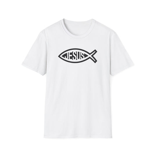 Jesus Fish Ichthys Softstyle T-Shirt