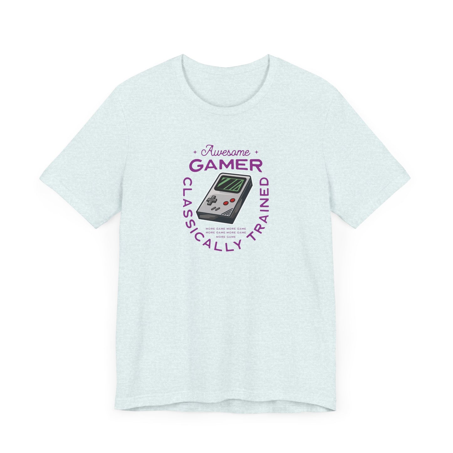 Unisex Jersey Short Sleeve Tee Awesome Gamer Classically Trained Purple Print