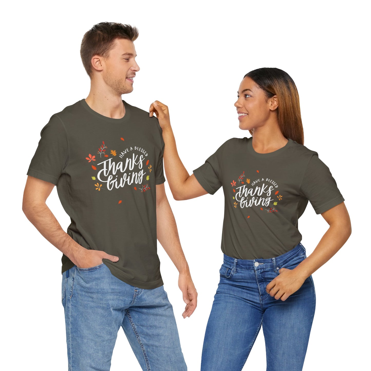 Have A Blessed Thanksgiving Unisex Jersey Short Sleeve Tee